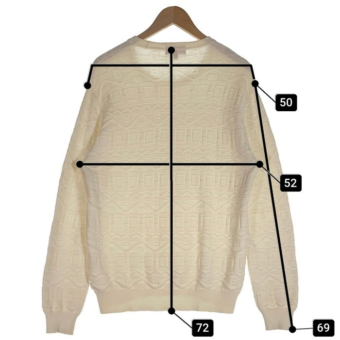 SUPREME シュプリーム Cotton Jacquard Sweater コットン ジャガード セーター ナチュラル Size S 福生店