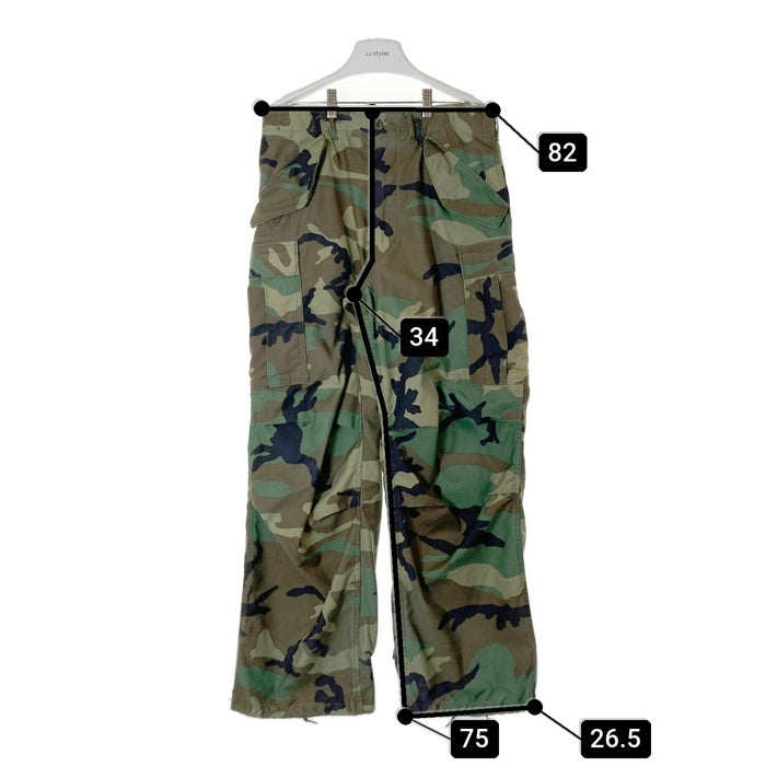 US ARMY アメリカ軍 89年会計 M-65 フィールドパンツ ウッドランド迷彩 グリーン sizeS-R 瑞穂店