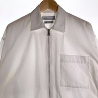 UNIVERSAL PRODUCTS ユニバーサルプロダクツ T.M. ZIP FRONT L/S BLOUSON トーマスメイソン ジップアップブルゾン ジャケット ホワイト コットン 201-60307 Size 2 福生店