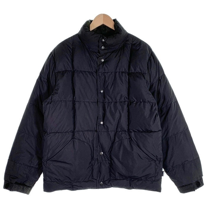 00's STUSSY AUTHENTIC GEAR ステューシー オーセンティック ギア リバーシブル ダウンジャケット グリーン ネイビー ブラック Size M 福生店