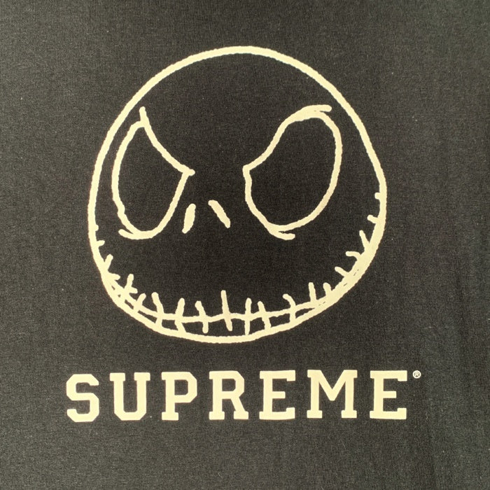 SUPREME シュプリーム 23AW Skeleton Tee スケルトン プリントTシャツ ブラック ナイトメアビフォアクリスマス Size L 福生店