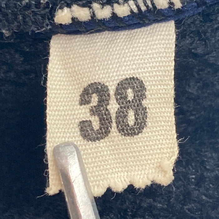 60's~ BRISTOL PRODUCTS アクリルニット レタードカーディガン ブラック Size 38 瑞穂店