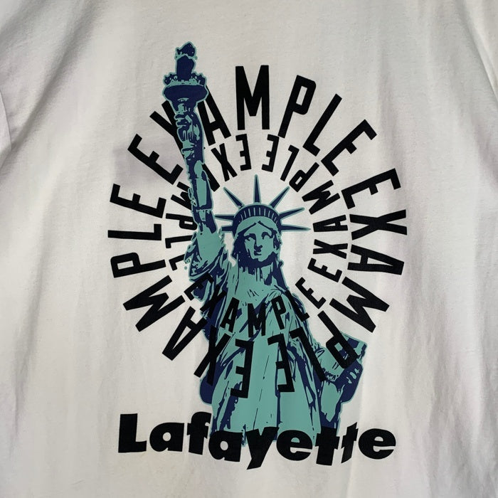 EXAMPLE エグザンプル NEW ERA ニューエラ Lafayette ラファイエット Liberty Enlightening the World S/S TEE 半袖 Tシャツ ホワイト Size XXL 福生店