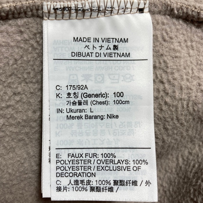 NIKE ナイキ ジップアップ フリースジャケット グレー DD5022-087 Size L 瑞穂店