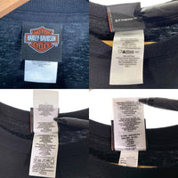 Harley-Davidson ハーレーダビッドソン ポケットTシャツ イーグル バイクプリント 2014コピーライト Size L 福生店