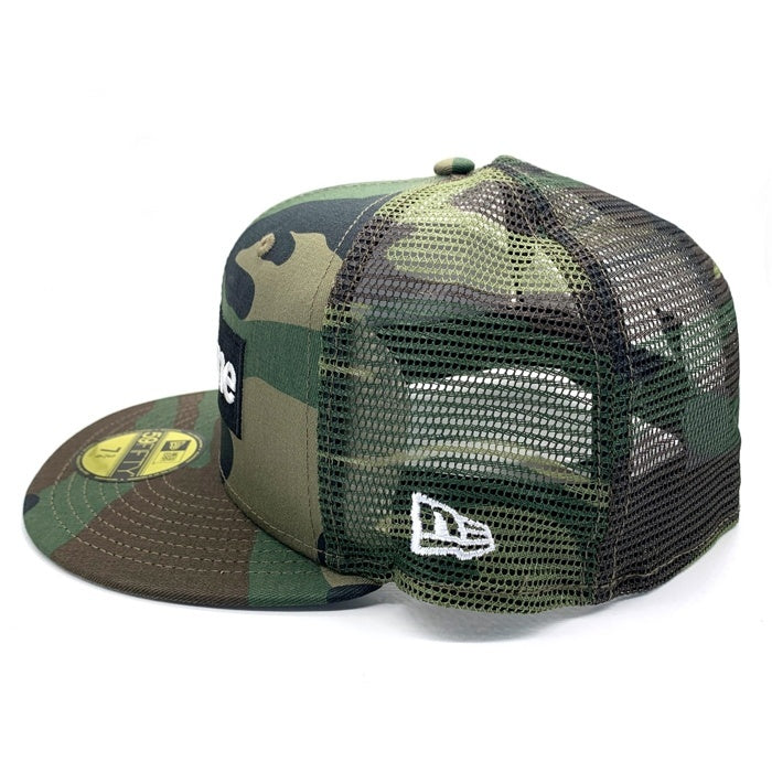SUPREME シュプリーム NEW ERA ニューエラ 24SS Box Logo Mesh Back New Era 59FIFTY ボックスロゴ サイドパッチ メッシュ ベースボール キャップ ウッドランド カモ Size 7 3/4 (61.5cm) 福生店