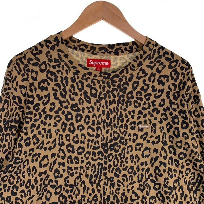 SUPREME シュプリーム 23AW Small Box L/S Tee 長袖 Tシャツ レオパード Size M 福生店