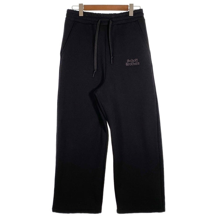Schott ショット B.S.SWEAT PANTS ブラックシープ スウェットパンツ 刺繡 ブラック 782-5210016 Size M 福生店