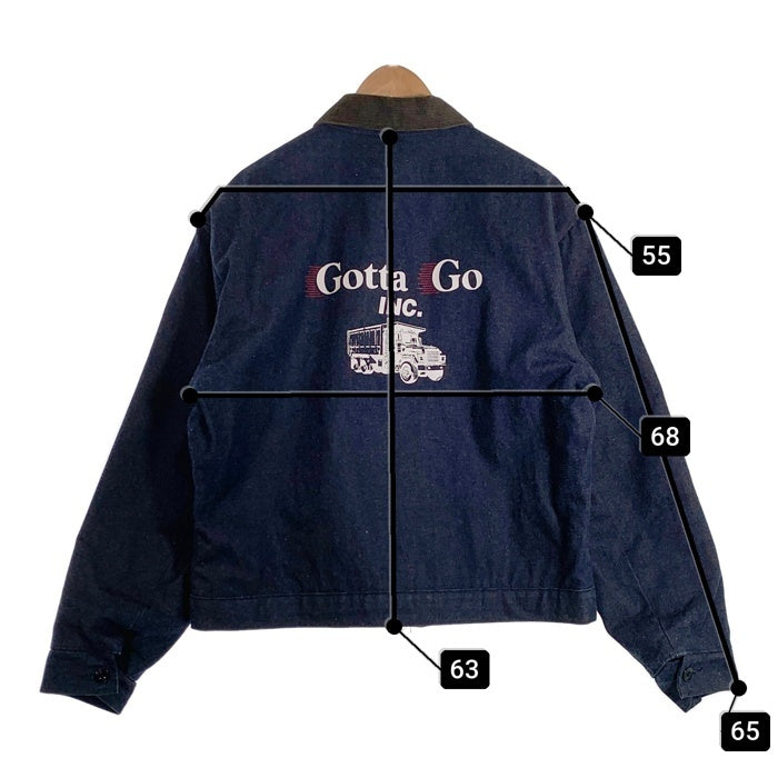 80's~ BIG BEN ビッグベン ジップアップデニムジャケット インディゴ ブランケットライナー 5C11BLJ USA製 Size 46-R 福生店