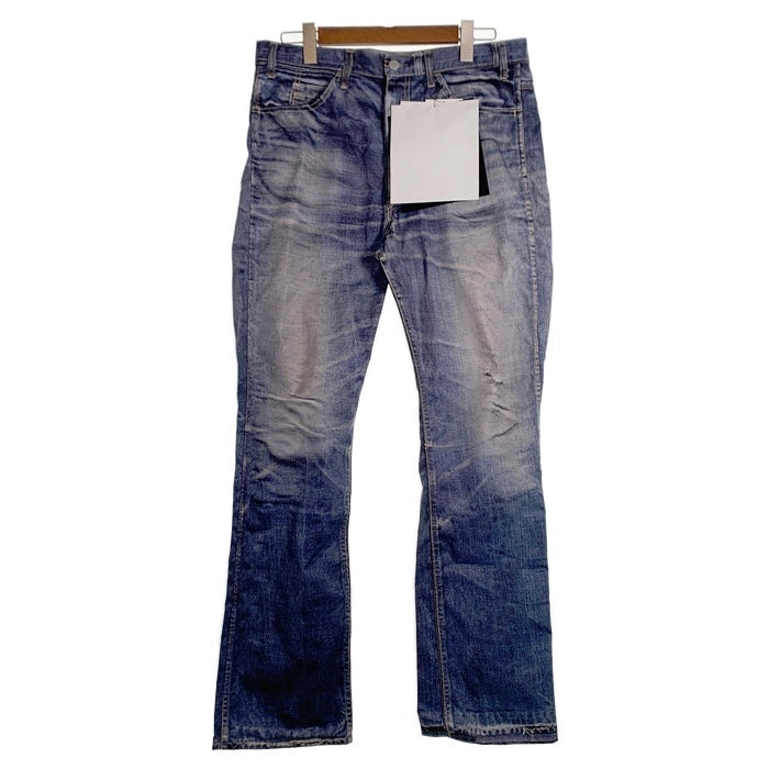 eye JYUNYA WATANABE MAN ジュンヤワタナベマン 25SS Levi's リーバイス ベルベルジン 607E デニム転写プリント ナイロンブーツカットパンツ インディゴ WO-P918 Size L 福生店