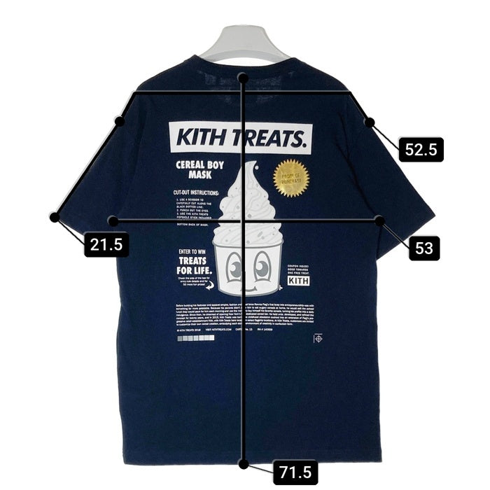 KITH キス TREATS Proof Of Purachase Tee アイスクリーム Tシャツ ネイビー sizeS 瑞穂店