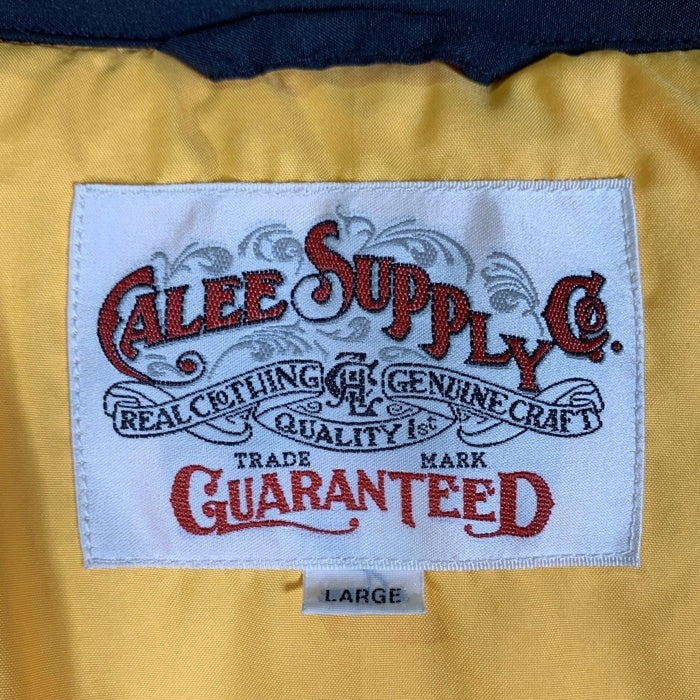 CALEE キャリー Retroreflector Padded Jacket レトロリフレクター パデッドジャケット 中綿 ブラック Size L 福生店