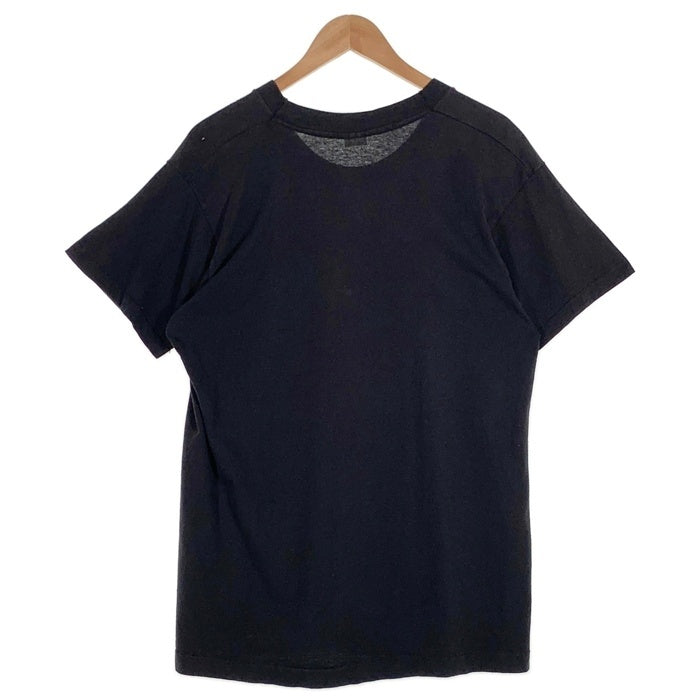 80's FRUIT OF THE LOOM フルーツオブザルーム 半袖 ポケット Tシャツ ブラック USA製 Size XL 福生店
