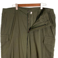 60's U.S.ARMY 米軍 ジャングルファティーグ リップストップ カーゴパンツ オリーブ OG107 8405-935-3313 69年会計 Size XL-R 福生店