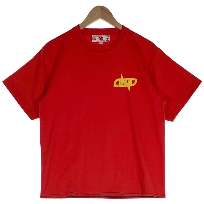 Dagda Leathers ダグダレザーズ プリントTシャツ 袖刺繡 レッド 旧マッコイ 滝沢氏 1 Size M 福生店