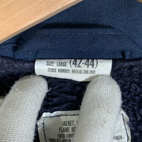 U.S.NAVY 米海軍 アラミドデッキジャケット ネイビー DLA100-90-C-0384 Size L(42-44) 福生店