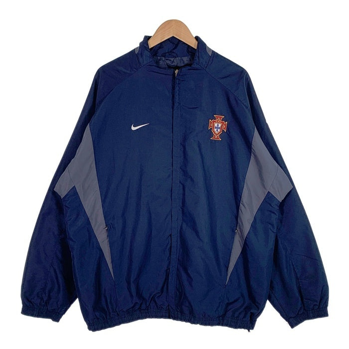 00's NIKE ナイキ ポルトガル代表 トレーニング ジップアップジャケット ネイビー ポリエステル Size XL 福生店