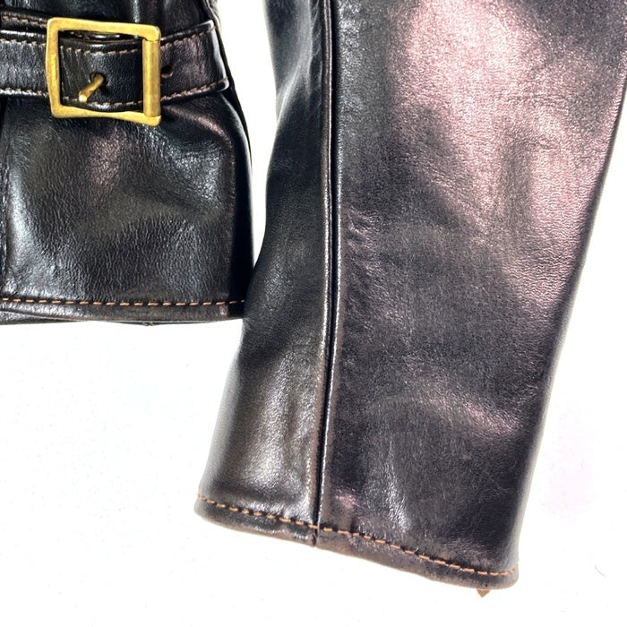 THE FLAT HEAD フラットヘッド  WRJ-53A ダブルライダース ジャケット ブラウン size36 瑞穂店