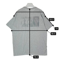 Etavirp エタヴァープ ロゴプリント Tシャツ フロント バック グレー SizeXL 瑞穂店