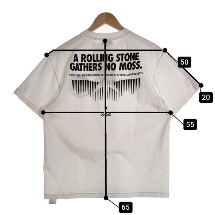 GDC ジーディーシー is-ness イズネス Logo Tee 1 ロゴ 半袖 Tシャツ ホワイト Size M 福生店