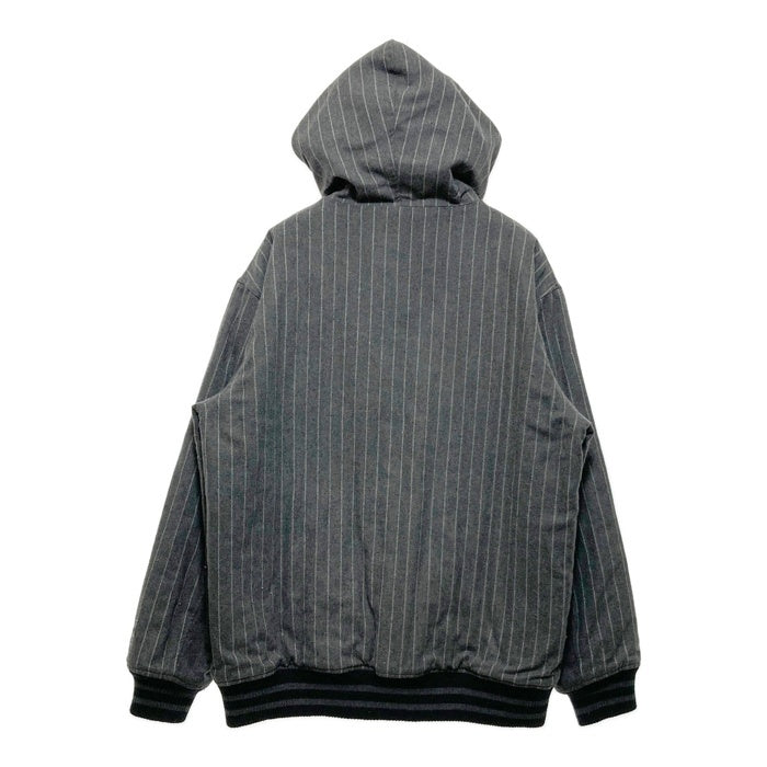 DOUBLE STEAL ダブルスティール 中綿ジャケット ピンストライプ グレー sizeXL 瑞穂店