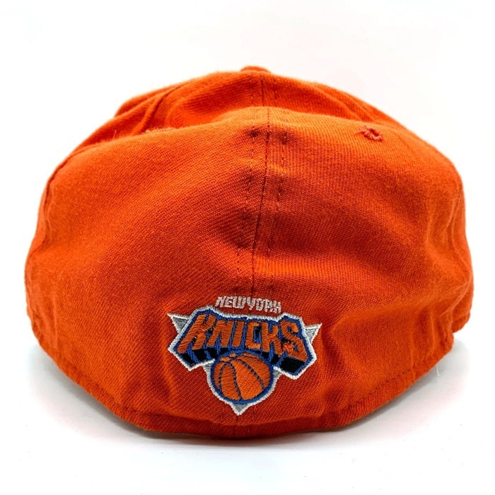 90's New Era ニューエラ 59FIFTY NBA ニューヨーク・ニックス ウールベースボールキャップ 注音符号 オレンジ USA製 Size 7 3/8 (58.7cm) 福生店