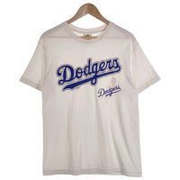 90's Los Angeles Dodgers ロサンゼルス・ドジャース 半袖 プリント Tシャツ ホワイト ブルー Size M 福生店