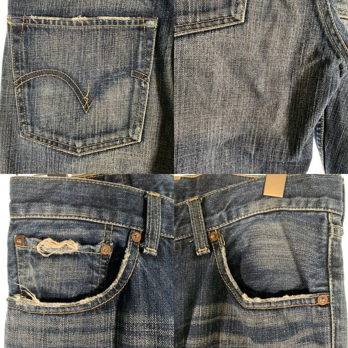 Levi's リーバイス 502 ストレート デニムパンツ ボタン裏 J54 インディゴ J31089 Size 32-33 福生店