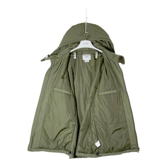 WTAPS ダブルタップス 182TQDT-JKM01 BLITZ JACKE NYPO TAFFETA ナイロン タフタ 中綿ジャケット カーキ size03 瑞穂店