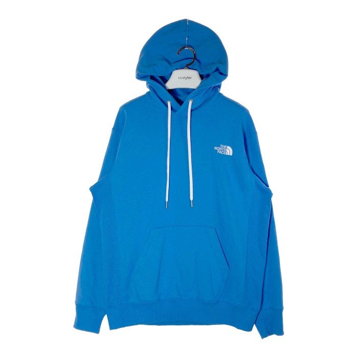 THE NORTH FACE ザノースフェイス  NT12333 SQUARE LOGO HOODIE スクエアロゴフーディ パーカー SC スーパーソニックブルー sizeL 瑞穂店