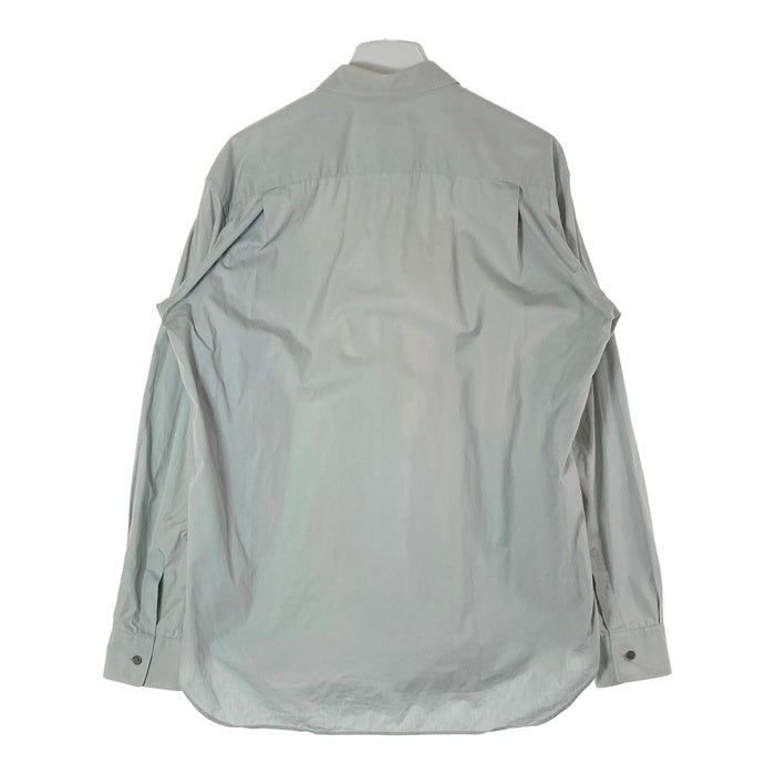 COMME des GARCONS SHIRT コムデギャルソンシャツ S28020 Artwork by Karl Benjamin マルチカラー 長袖シャツ グレーsizeM★襟袖お汚れ 瑞穂店