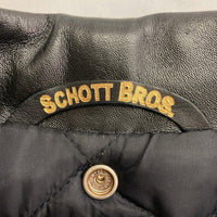 Schott ショット 613UHT HORSEHIDE ONE STAR TALL ホースハイド ワンスター トール ダブル ライダースジャケット ブラック size44 瑞穂店