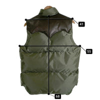 Rocky Mountain Featherbed ロッキーマウンテンフェザーベッド PORTER ポーター BEAMS ビームス ダウンベスト オリーブ 450-512-70 Size 40 福生店