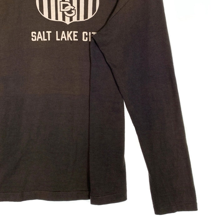 WAREHOUSE ウエアハウス SALT LAKE CITY ロングスリーブTシャツ チャコール Size M 福生店