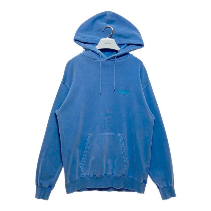 XLARGE エクストララージ PIGMENT BURN DOWN プルオーバーパーカー ブルー sizeL 瑞穂店