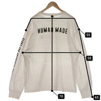 HUMAN MADE ヒューマンメイド ロンT ロングスリーブT 長袖Tシャツ ホワイト Size 2XL 福生店