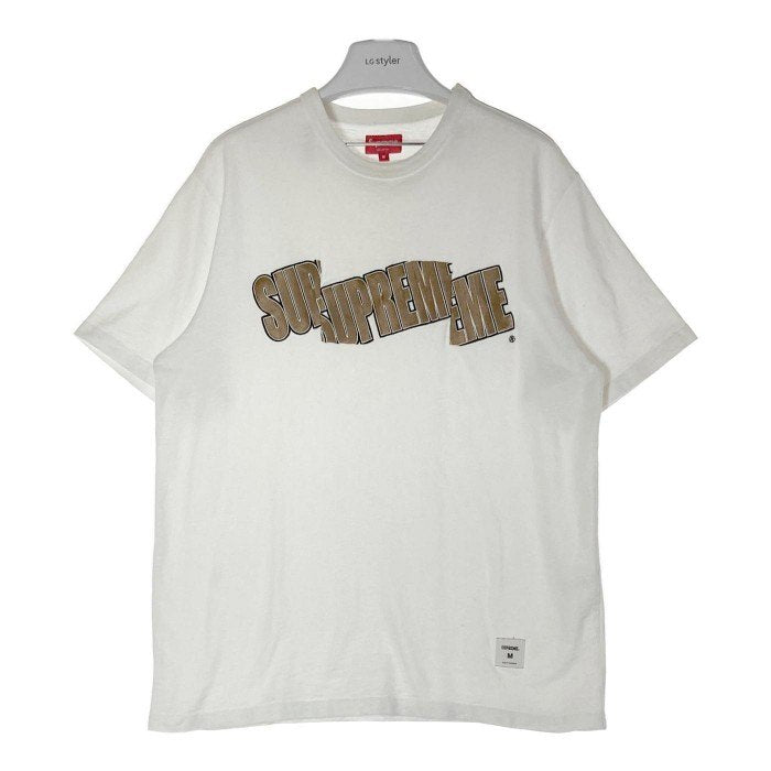 Supreme シュプリーム 21SS Cut Logo S/S Top ホワイト sizeM※左袖シミあり 瑞穂店