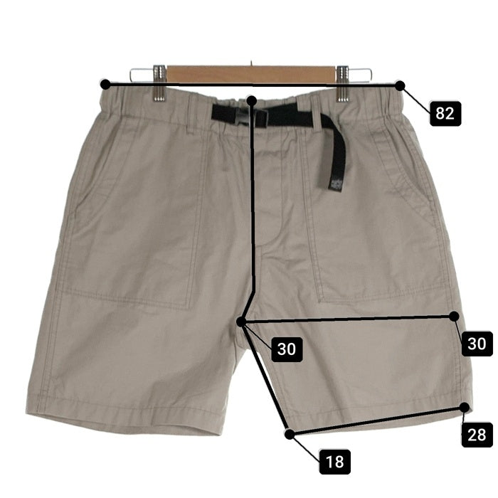 COUNTER RHYTHM カウンターリズム コットンリップストップ ベイカーショートパンツ セメント Size L 福生店