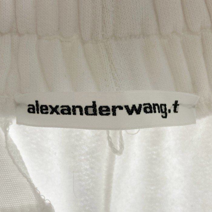 ALEXANDER WANG アレキサンダーワン パフロゴ スウェットパンツ ホワイト sizeXS 瑞穂店