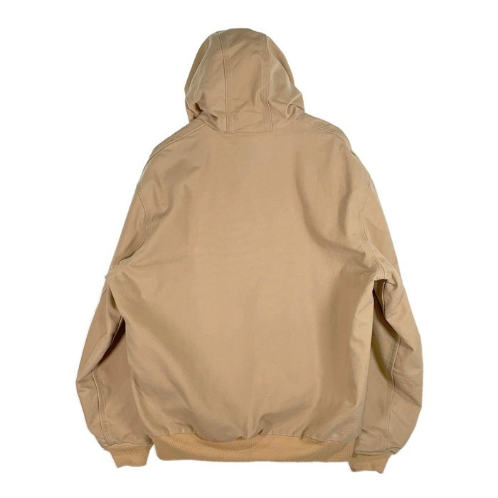 90-00's Carhartt カーハート アクティブジャケット ダック地 フード ベージュ J156 WET メキシコ製 Size XL-R 福生店