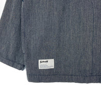 Schott ショット 782-4120007 COTTON COVERT SLEEPING SHIRT スリーピングシャツ グレー sizeL 瑞穂店