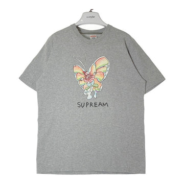 Supreme シュプリーム 16SS Gonz Butterfly Tee ゴンズ バタフライ プリントTシャツ グレー sizeL 瑞穂店