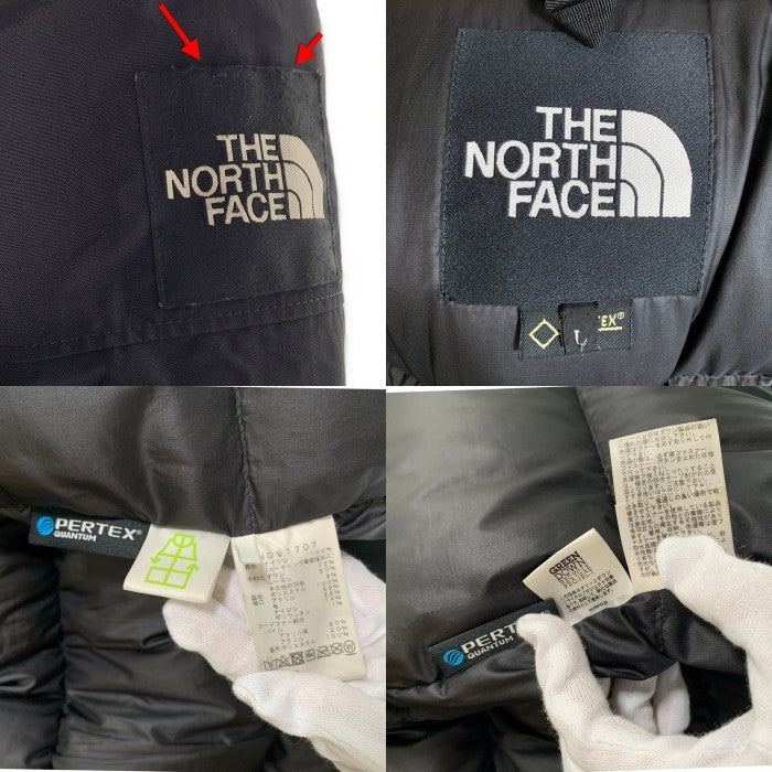 THE NORTH FACE ノースフェイス Antarctica Parka アンタークティカ ファー 中綿 ダウンジャケット ブラック ND91707 GORE-TEX ゴアテックス Size L 福生店
