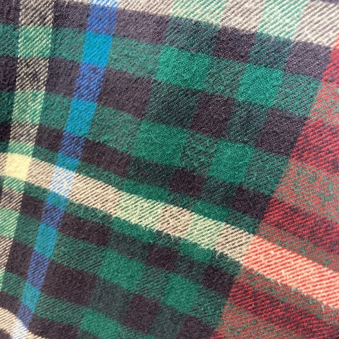 STUSSY ステューシー チェック フランネルシャツ レッド グリーン Size M 瑞穂店