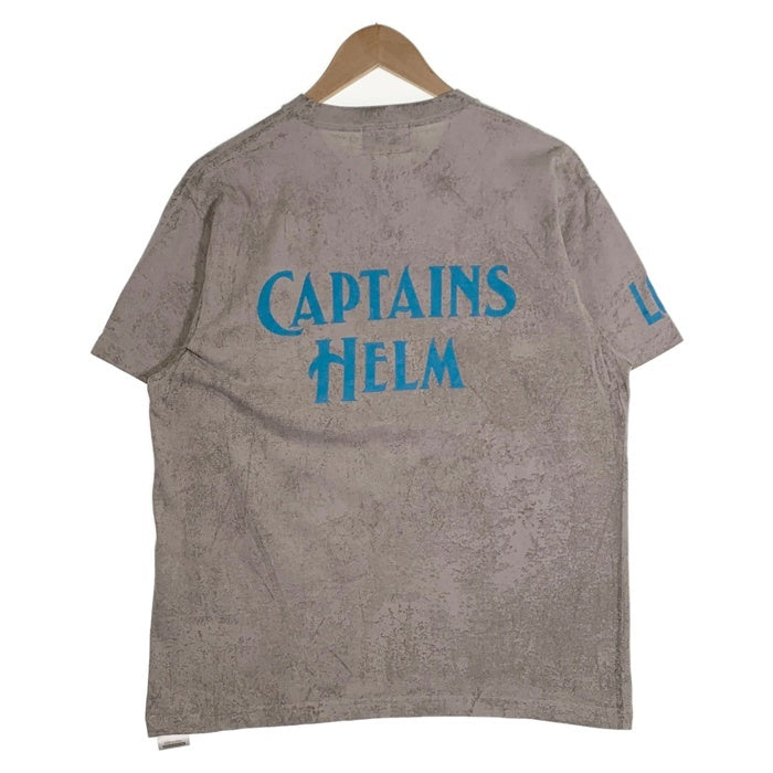 CAPTAINS HELM キャプテンズヘルム LOS LOGO TEE ロゴプリントTシャツ グレー CH22-LOS-T01 Size M 福生店