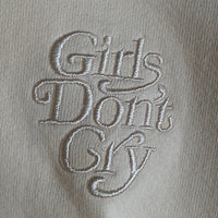 Girls Don't Cry ガールズドントクライ 刺繍 クルーネック スウェット ナチュラル Size M 福生店