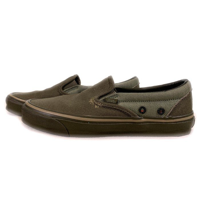 VANS バンズ Nigel Cabourn ナイジェルケーボン SLIP-ON スリッポン スニーカー オリーブ Size 26.5cm 福生店