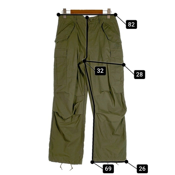 60's U.S.ARMY 米軍 M-65 フィールドトラウザー カーゴパンツ ミリタリー オリーブ WINFIELD 67年会計 GRIPPER Size S-R 福生店