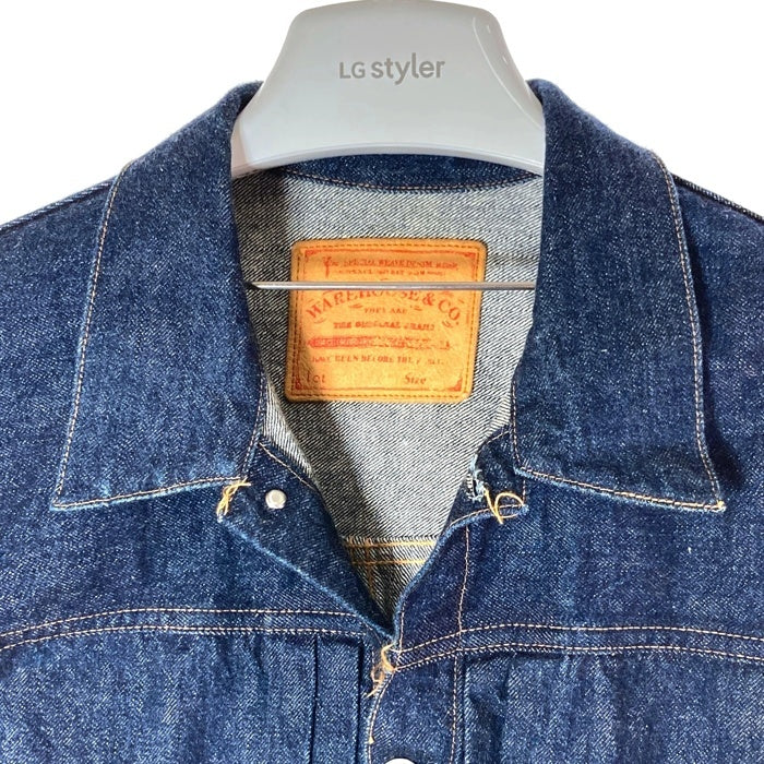 WAREHOUSE ウエアハウス 2001XX T-BACK Tバック 1stタイプ トラッカージャケット Gジャン インディゴ size44 瑞穂店
