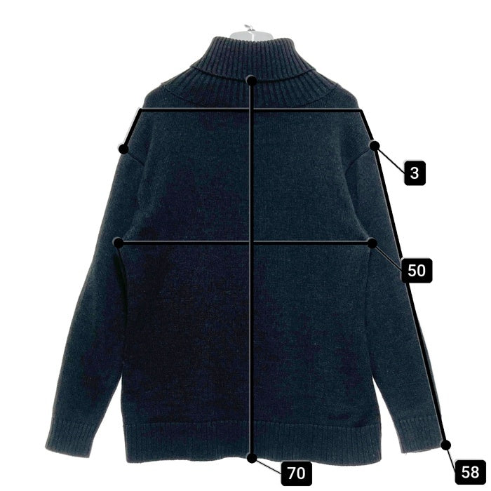 AVIREX 783-4240603 COLOR COMBI KNIT TOPS カラーコンビ ニット グレー 瑞穂店